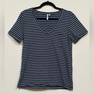 Banana Republic Blue and White T-Shirt